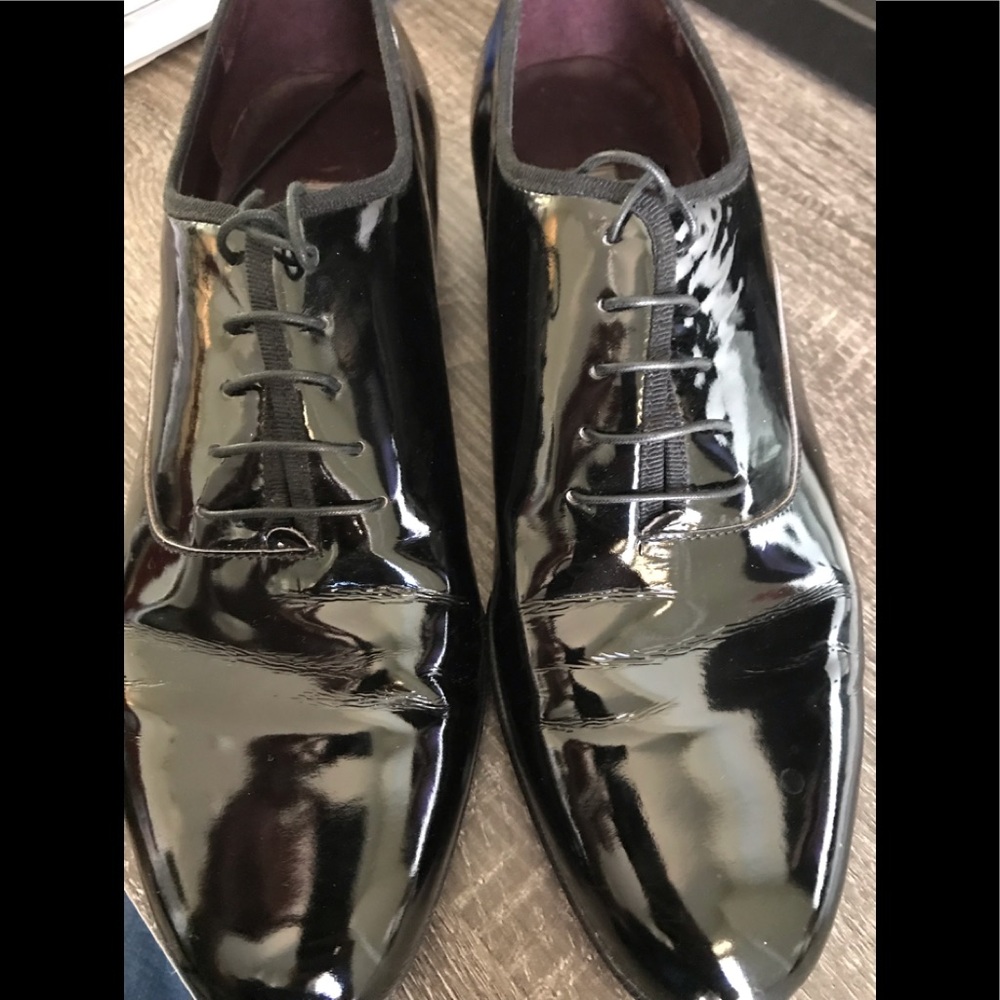 Salvatore Ferragamo Men’s Patent Calf Shoes